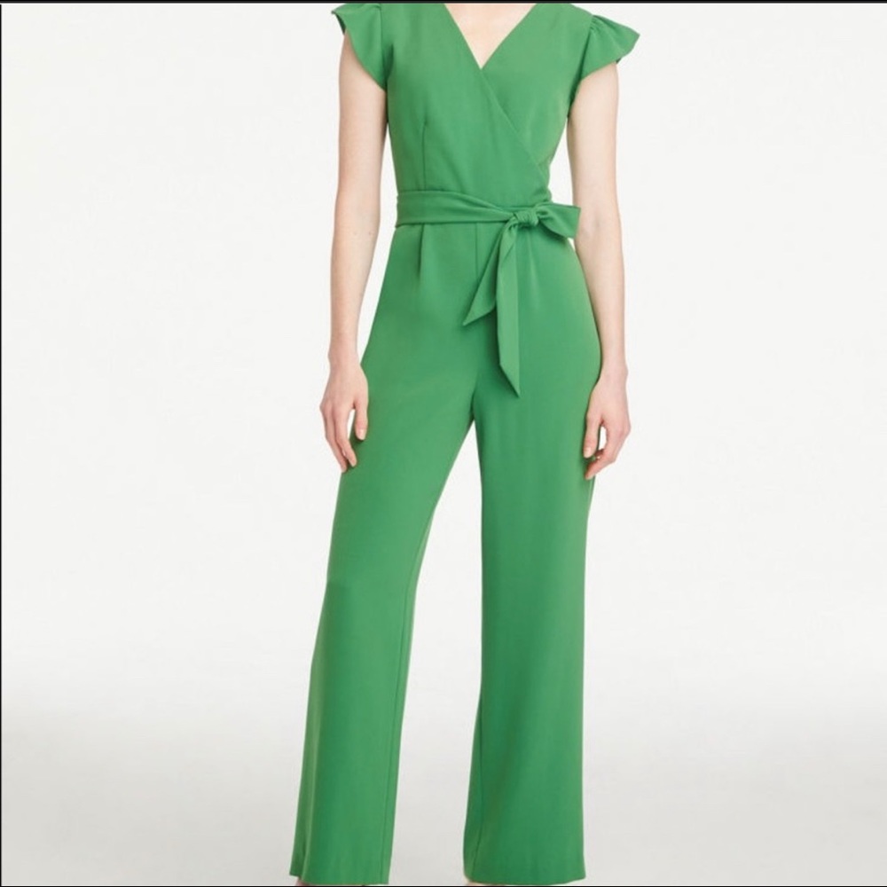 Ann Taylor Green Emerald Jumpsuit